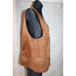 KAMIZELKA SKÓRA rozm. L